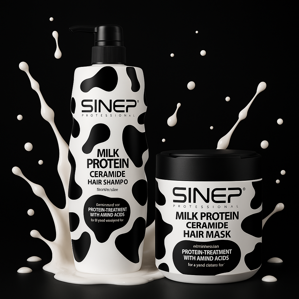 Șampon Sinep cu tratament pe bază de proteine din lapte 1000ml + masca