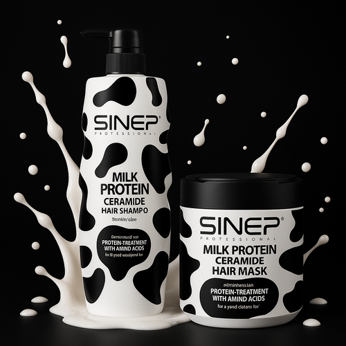 Șampon Sinep cu tratament pe bază de proteine din lapte 1000ml + masca