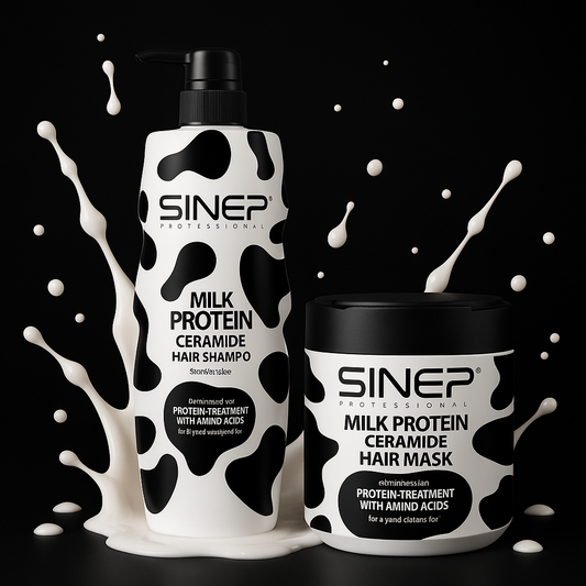 Șampon Sinep cu tratament pe bază de proteine din lapte 1000ml + masca