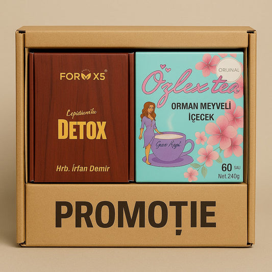 set Pachet promo : Ceai De slabit Ozlex tea + Ceai de slabit For X5