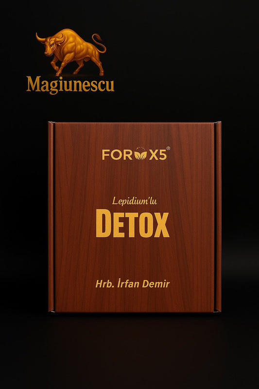 Ceai Detox pentru Slăbit Lepidium’lu X5 – 30 plicuri x 4g, aromă de lămâie