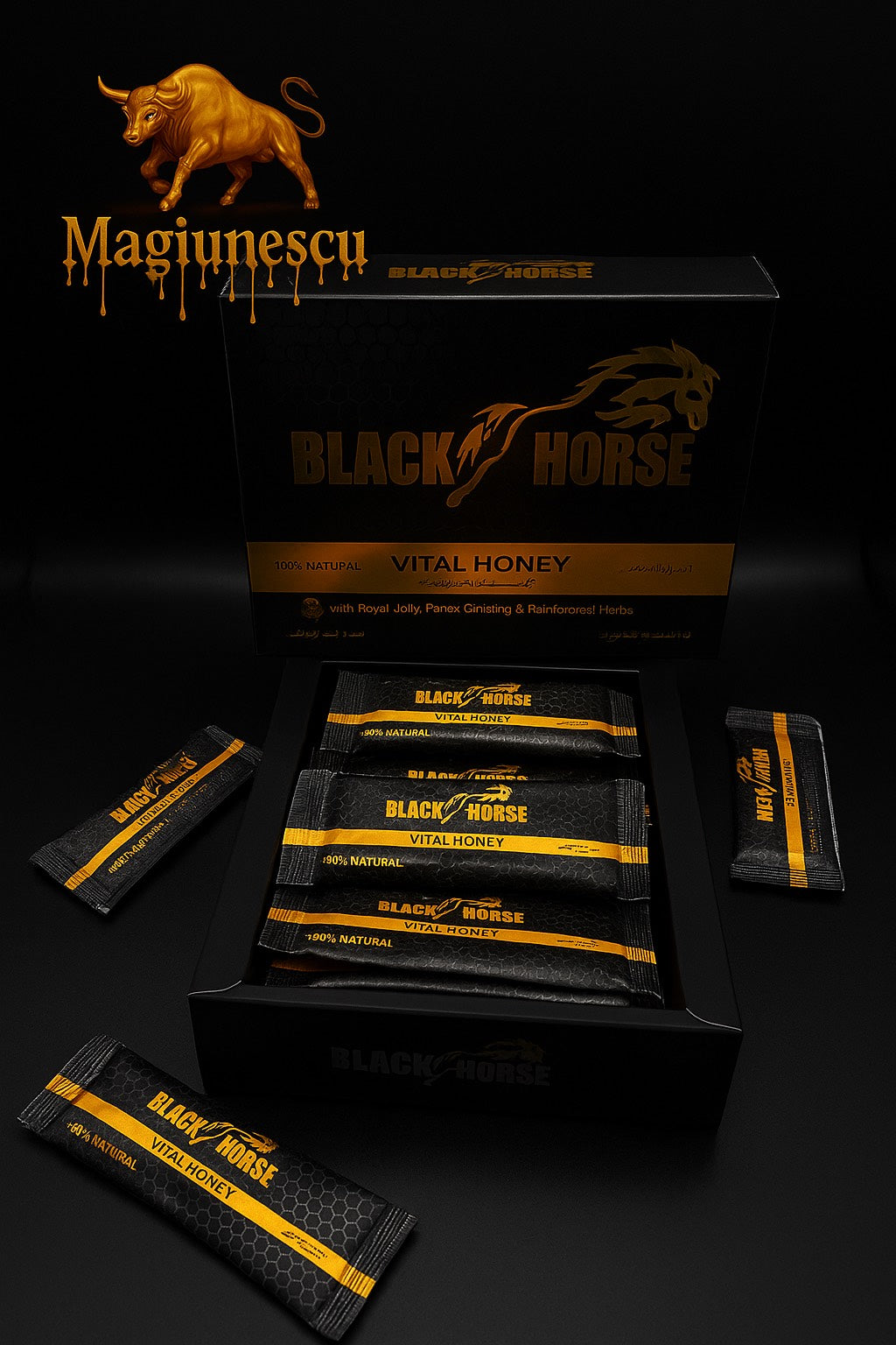 Miere afrodisiac Black Horse  Unisex – 24x10g