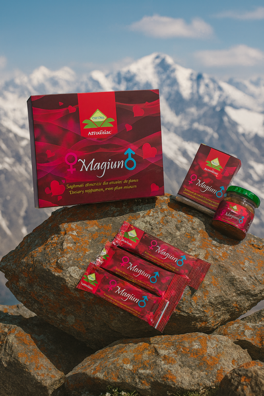 Magiun afrodisiac natural, 12 plicuri, Themra +Themra Magiun 43gram