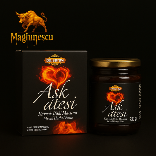 TAMNET Balsarayı Aşk Ateşi – Macun Afrodisiac cu Miere și Plante, 240g