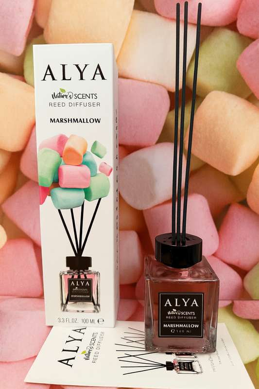 Odorizant camera sticla ALYA, MARSMALLOW, 100ml