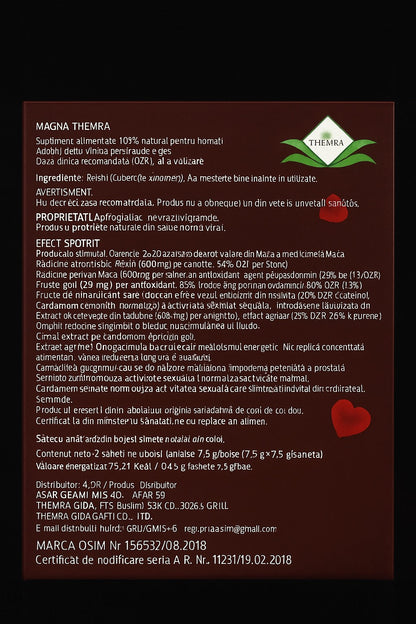 Magiun Afrodisiac Natural Themra 240g+1 plic cadou– Stimulează Libido și Fertilitate | Certificat IBA
