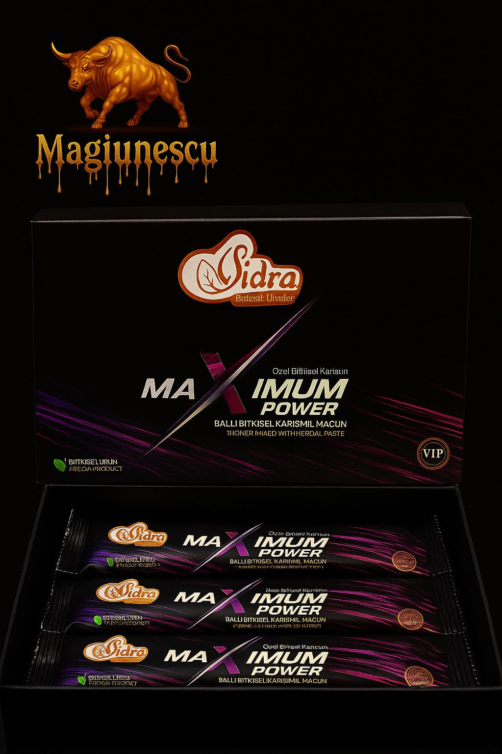 Sidra Maximum Power – Miere Afrodisiacă Turcească | 10 Plicuri