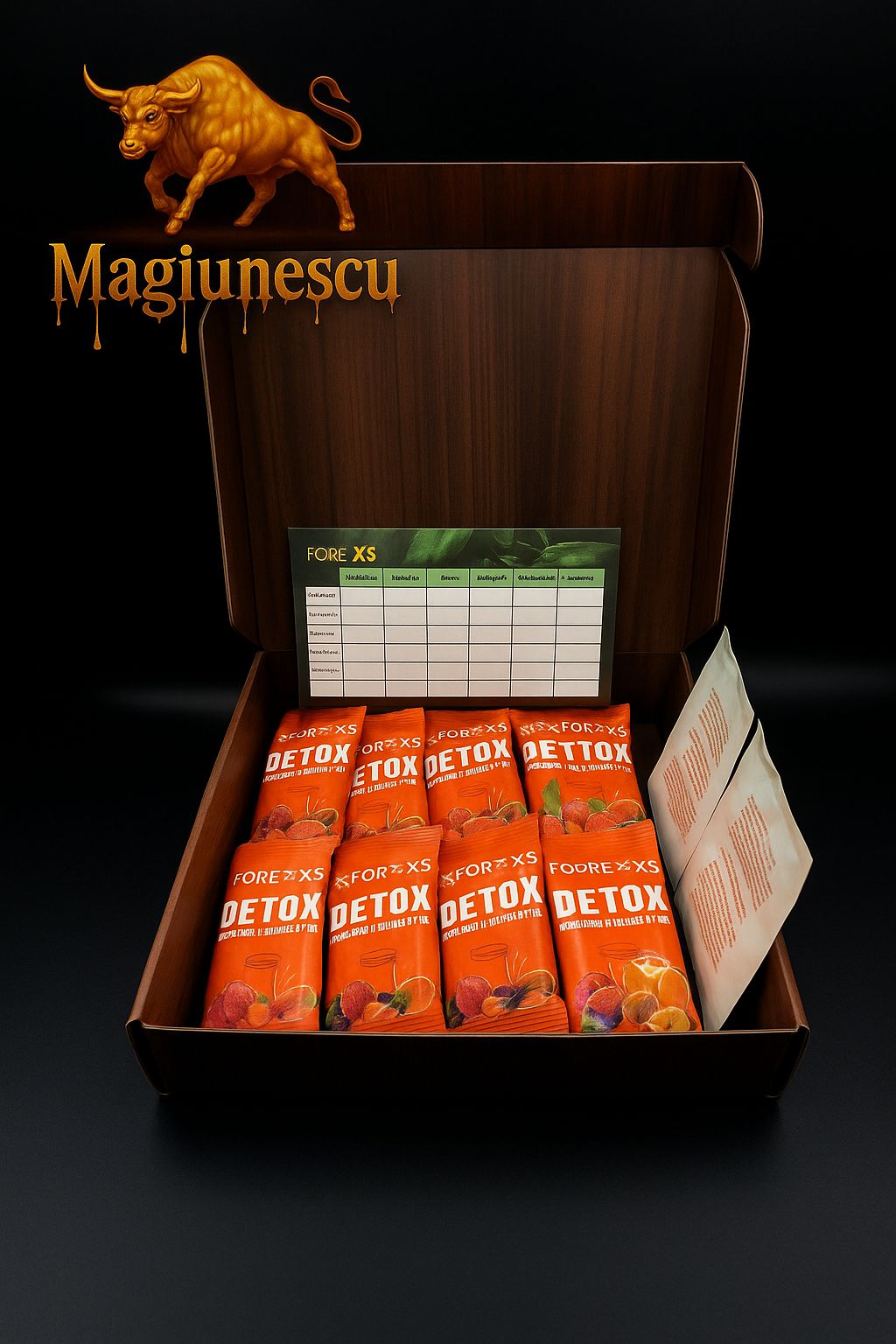 Ceai Detox pentru Slăbit Lepidium’lu X5 – 30 plicuri x 4g, aromă de lămâie