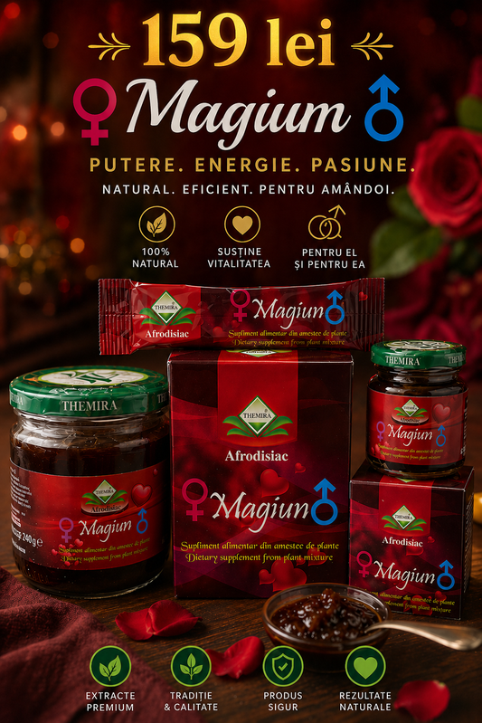 Magium Afrodisiac Premium – Borcan 240g + 43g + Plic Cadou