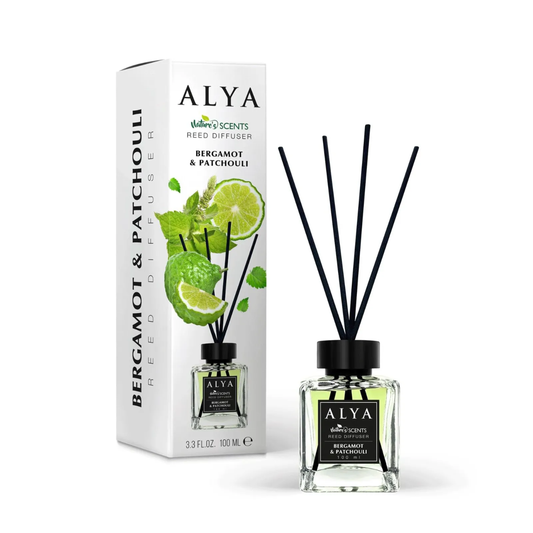 Odorizant camera sticla ALYA, BERGAMOT&PATCHOULI, 100ml