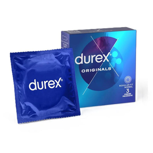 Prezervative Durex Classic Originals 3 bucăți — Protecție de Încredere, Confort Optim